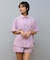 ROXY(ロキシー)スウェットパンツ ジャージ セットアップ対応 パイル生地 ショーツ RPT252035/レディース ムラサキスポーツ