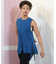 ROXY(ロキシー)ノースリーブ フリンジ タンクトップ RSL252050/レディース ムラサキスポーツ