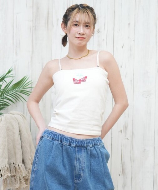 ROXY(ロキシー)ノースリーブ カップ付 キャミソール RSL252061M/レディース ムラサキスポーツ