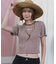 ROXY(ロキシー)半袖Tシャツ ちびTシャツ ボーダー RST252047/レディース ムラサキスポーツ