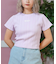 ROXY(ロキシー)半袖Tシャツ ちびTシャツ ボーダー RST252047/レディース ムラサキスポーツ