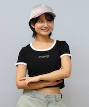 ROXY(ロキシー)半袖Tシャツ ちびTシャツ ミニTシャツ RST252624M/レディース ムラサキスポーツ