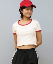 ROXY(ロキシー)半袖Tシャツ ちびTシャツ ミニTシャツ RST252624M/レディース ムラサキスポーツ