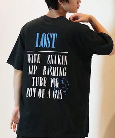 【ムラサキスポーツ限定】LOST(ロスト)半袖Tシャツ フロントプリント CHERUB L24SS-AP/ムラサキスポーツ LL