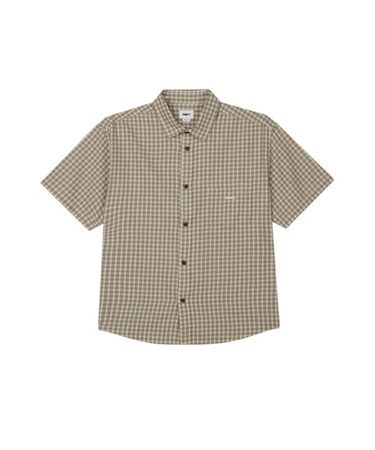 OBEY(オベイ)半袖シャツ BIGWIG OTIS SS SHIRT　181210426 ルーズシルエット/メンズ ムラサキスポーツ