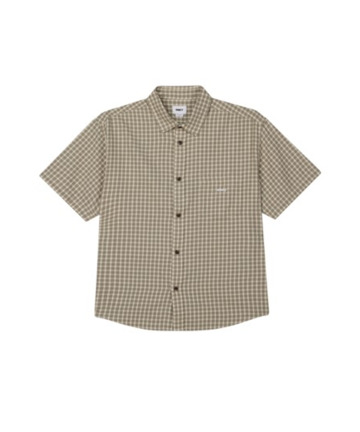 OBEY(オベイ)半袖シャツ BIGWIG OTIS SS SHIRT　181210426 ルーズシルエット/メンズ ムラサキスポーツ