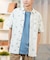 BILLABONG(ビラボン)半袖シャツ 総柄 ストレッチ BF011-125/メンズ ムラサキスポーツ