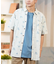 BILLABONG(ビラボン)半袖シャツ 総柄 ストレッチ BF011-125/メンズ ムラサキスポーツ