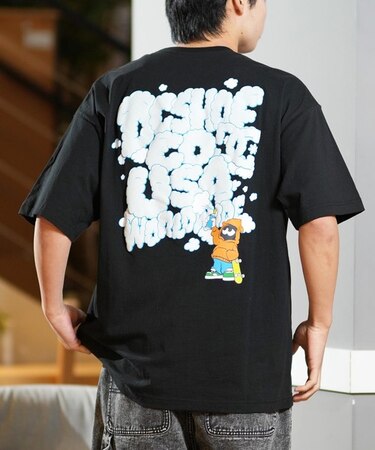 DC(ディーシー)半袖 Tシャツ バックプリント オーバーサイズ 25 GF PAINT SS DST252007/メンズ ムラサキスポーツ