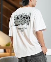 DC(ディーシー)半袖 Tシャツ バックプリント オーバーサイズ サガラ刺繍 25 SK CREW SS DST252008/メンズ ムラサキスポーツ