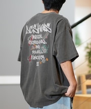DC(ディーシー)半袖 Tシャツ バックプリント オーバーサイズ 25 JUMBLE UP SS DST252011/メンズ ムラサキスポーツ