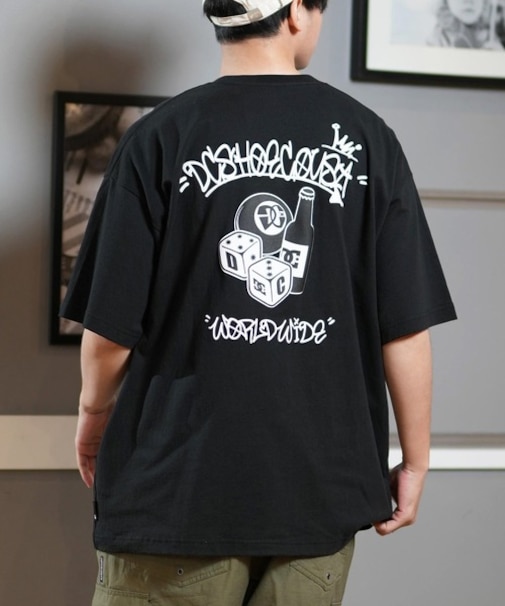 DC(ディーシー)半袖 Tシャツ バックプリント オーバーサイズ 25 DBD SS DST252012 /メンズ ムラサキスポーツ