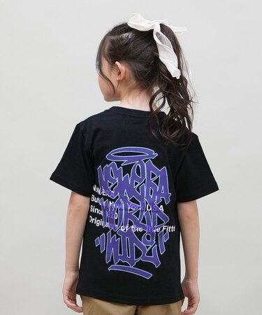 NEW ERA(ニューエラ)キッズ Youth Tシャツ 半袖Tシャツ バックプリント タギング コットン 14414385 子供服 男の子 女の子/キッズ ムラサキスポーツ