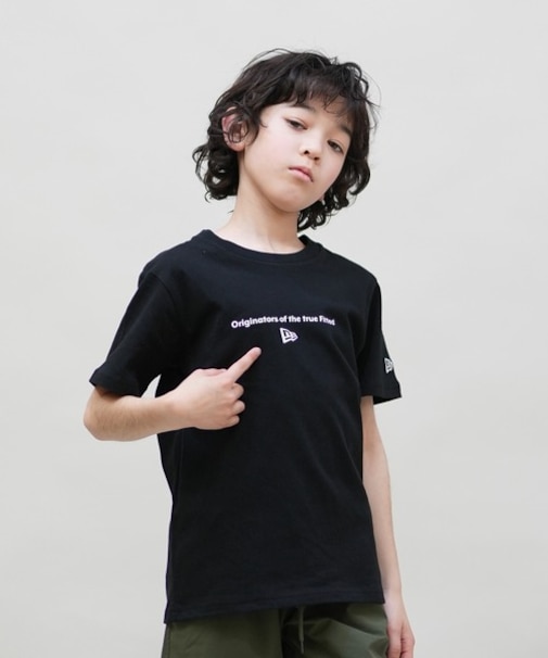 NEW ERA(ニューエラ)キッズ Youth Tシャツ 半袖Tシャツ バックプリント コットン 14414391 子供服 男の子 女の子/キッズ ムラサキスポーツ