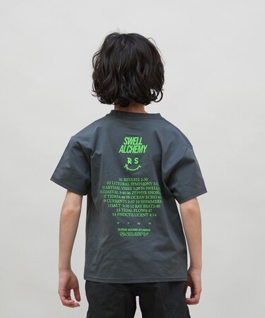 RUSTY(ラスティ)キッズ ジュニア 水着 ラッシュガード 半袖 Tシャツ 水陸両用 吸水速乾 UVカット 965502 子供服 男の子 女の子/キッズ ムラサキスポーツ