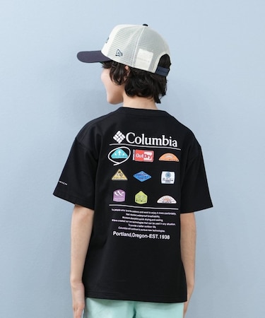 Columbia(コロンビア)キッズ Tシャツ バックプリント Y STUCK BROOK GRAPHIC SS PY0495 半袖Tシャツ 子供服 男の子 女の子/キッズ ムラサキスポーツ