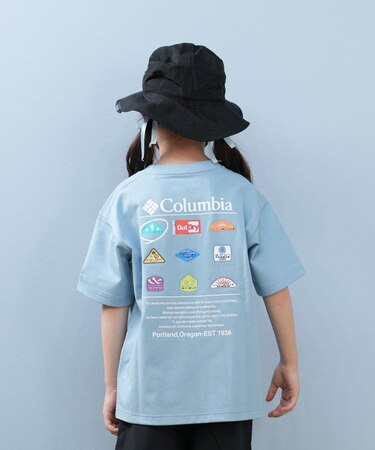 Columbia(コロンビア)キッズ Tシャツ バックプリント Y STUCK BROOK GRAPHIC SS PY0495 半袖Tシャツ 子供服 男の子 女の子/キッズ ムラサキスポーツ