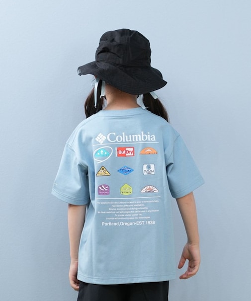 Columbia(コロンビア)キッズ Tシャツ バックプリント Y STUCK BROOK GRAPHIC SS PY0495 半袖Tシャツ 子供服 男の子 女の子/キッズ ムラサキスポーツ