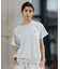 Hurley(ハーレー)半袖Tシャツ テリー アイコン バックオープン ショートスリーブ Tシャツ ワンポイント WSS2421016 レディース ムラサキスポーツ