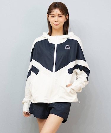 KAPPA/325055 水着 4点セット 水陸両用 UVカット タンクトップビキニ 長袖ラッシュガードパーカー カッパ レディース ムラサキスポーツ