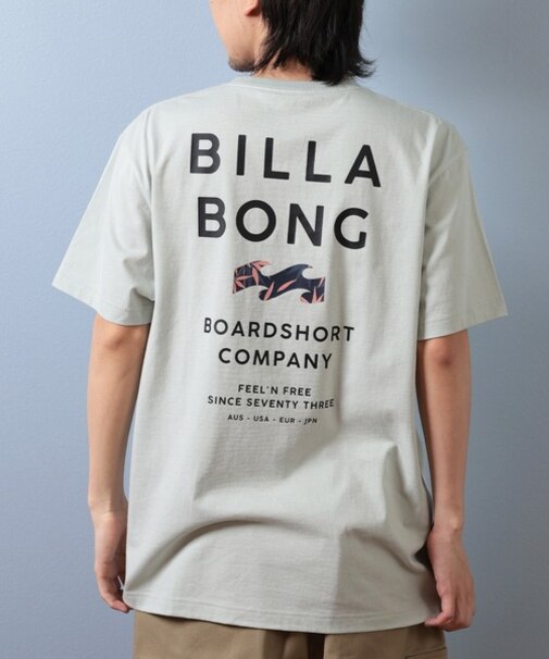 BILLABONG(ビラボン)半袖Tシャツ バックプリント ブランドロゴ BF01A-203 BF01A203/メンズ ムラサキスポーツ