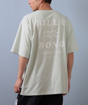BILLABONG(ビラボン)半袖 ラッシュガードTシャツ UVケア 水陸両用 オーバーサイズ Tシャツ BF01A-863 BF01A863/メンズ ムラサキスポーツ
