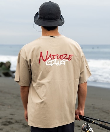 【ムラサキスポーツ限定】NATURE GANG(ネイチャーギャング)半袖Tシャツ バックプリント MIGHTY CROWN  NG25ST02/メンズ ムラサキスポーツ