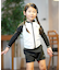 NIKE(ナイキ)キッズ 水着 ラッシュガード トドラーボーイズジップラッシュガード キッズ UVケア 1991115/男の子 女の子 ムラサキスポーツ