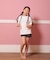 RUSTY/キッズ 水着 4点セット 964806 セパレートタイプ タンクトップ 半袖 Tシャツ ショートパンツ ラスティー 女の子 ムラサキスポーツ
