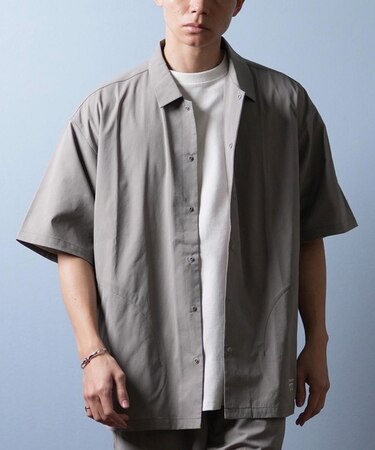 【ムラサキスポーツ限定】DEAR LAUREL(ディアローレル)半袖シャツ 接触冷感 吸汗速乾 COOL SHIRT D25S2405/メンズ ムラサキスポーツ