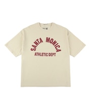 【ムラサキスポーツ限定】DEAR LAUREL(ディアローレル) × JACSON MATISSE(ジャクソンマティス)SANTA MONICA 半袖Tシャツ フロントプリント ヴィンテージ風 DL25S-JM01/メンズ ムラサキスポーツ
