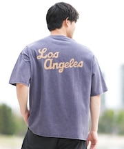 【ムラサキスポーツ限定】DEAR LAUREL(ディアローレル) × JACSON MATISSE(ジャクソンマティス)LOS ANGELS 半袖Tシャツ バックプリント ヴィンテージ風 DL25S-JM03/メンズ ムラサキスポーツ