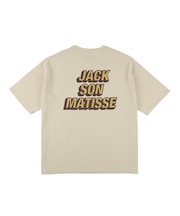 【ムラサキスポーツ限定】DEAR LAUREL(ディアローレル) × JACSON MATISSE(ジャクソンマティス)半袖Tシャツ バックプリント ヴィンテージ風 DL25S-JM04/メンズ ムラサキスポーツ