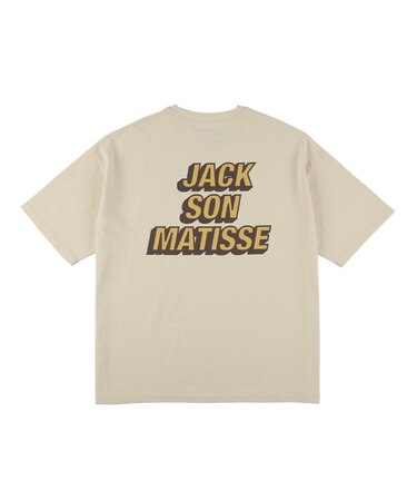 【ムラサキスポーツ限定】DEAR LAUREL(ディアローレル) × JACSON MATISSE(ジャクソンマティス)半袖Tシャツ バックプリント ヴィンテージ風 DL25S-JM04/メンズ ムラサキスポーツ