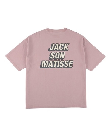 【ムラサキスポーツ限定】DEAR LAUREL(ディアローレル) × JACSON MATISSE(ジャクソンマティス)半袖Tシャツ バックプリント ヴィンテージ風 DL25S-JM04/メンズ ムラサキスポーツ
