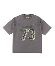 【ムラサキスポーツ限定】DEAR LAUREL(ディアローレル) × JACSON MATISSE(ジャクソンマティス)FOOTBALL TEE 半袖Tシャツ フロントプリント ヴィンテージ風 DL25S-JM05/メンズ ムラサキスポーツ