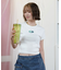 ROXY(ロキシー)半袖Tシャツ ちびTシャツ ミニT RST252058/レディース ムラサキスポーツ