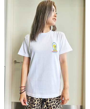 GTO(ジーティーオー)半袖Tシャツ トゥイーティー Tweety Bird ワーナー・ブラザース ワンポイント 25-WB-MS-LADY02/レディース ムラサキスポーツ