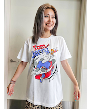 GTO(ジーティーオー)半袖Tシャツ トムとジェリー Tom and Jerry TJ-25-SS-02/レディース ムラサキスポーツ