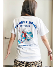 ANTIBAL(アンティバル)半袖Tシャツ バックプリント 252AN2ST468MU/レディース ムラサキスポーツ