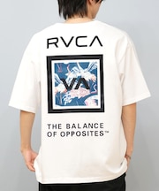 RVCA(ルーカ)半袖Tシャツ ビックシルエット バックプリント BF04A-200 BF04A200/メンズ ムラサキスポーツ
