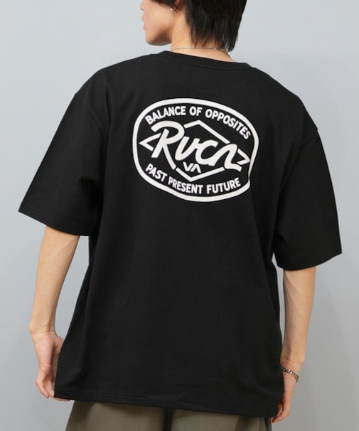 RVCA(ルーカ)半袖Tシャツ バックプリント ビックシルエット BF04A-201 BF04A201/メンズ ムラサキスポーツ