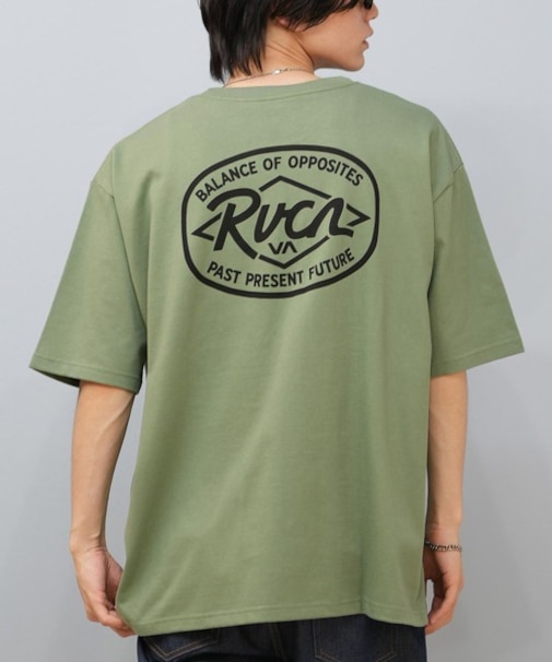 RVCA(ルーカ)半袖Tシャツ バックプリント ビックシルエット BF04A-201 BF04A201/メンズ ムラサキスポーツ