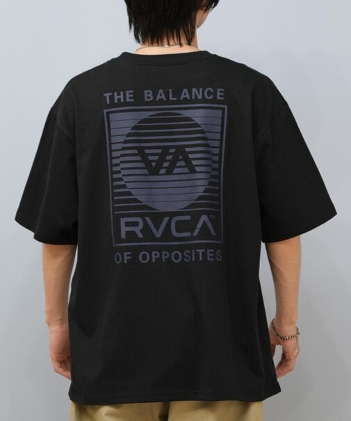 RVCA(ルーカ)半袖Tシャツ バックプリント BF04A-214 BF04A214/メンズ ムラサキスポーツ