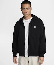 NIKE SB(ナイキエスビー)長袖パーカー フルジップ フリース スケートボードパーカー MUJI SB FLC FZ ESSNTL LOG FZ8797-010/メンズ ムラサキスポーツ