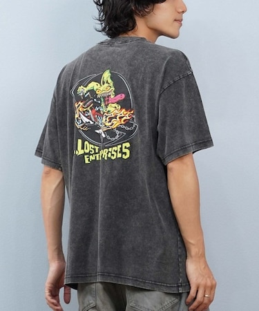 【ムラサキスポーツ限定】Lost(ロスト)半袖Tシャツ バックプリント L25S-2114/メンズ ムラサキスポーツ