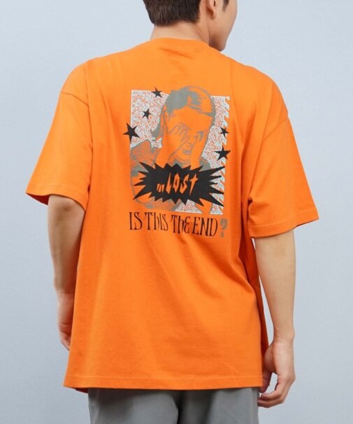 【ムラサキスポーツ限定】Lost(ロスト)半袖Tシャツ バックプリント L25S-2115/メンズ ムラサキスポーツ
