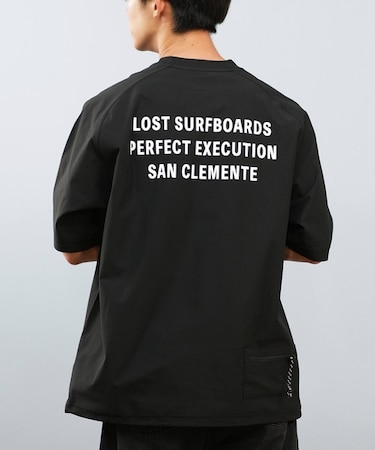 【限定】Lost(ロスト)水陸両用 ラッシュガード 半袖Tシャツ UVケア L25S-4309/メンズ ムラサキスポーツ限定