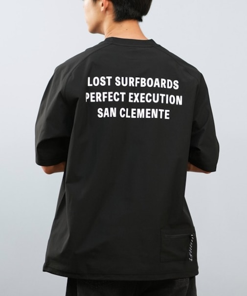【限定】Lost(ロスト)水陸両用 ラッシュガード 半袖Tシャツ UVケア L25S-4309/メンズ ムラサキスポーツ限定