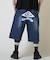 【ムラサキスポーツ限定】UMBRO(アンブロ)Younger Song ヤンガーソング コラボレーション デニムハーフパンツ MRYS-SPT004/ユニセックス メンズ レディース ムラサキスポーツ